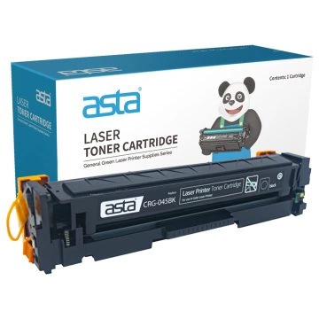 Cartouche de toner CRG-045BK compatible en gros d'usine d'ASTA pour l'imprimante laser de Canon