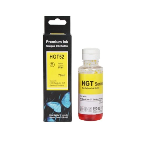 High concentration 70ml 4-color refill ink HGT52 for HP ink cartridge machine general ink