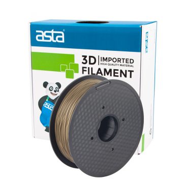 ASTA 卸売 3D プリント フィラメント ブロンズ色 1.75mm 1KG 1 ロール 高品質 フレキシブル 低温 消耗品 PLA
