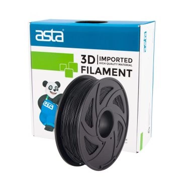 ASTA Manufacturer Wholesaler High Quality 3D Printer Filaments Pla Carbon Fiber Black 1.75mm 1KG 1 Roll