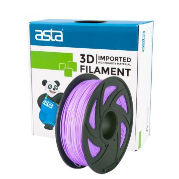 ASTA Supplier Wholesale 1.75mm 1KG Light Violet High Temperature 3D PLA Printer Filament