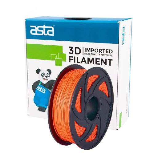 ASTA Genuine PCL Material 3D Print Filament Orange 1.75mm 1KG 1 Roll Environmental Protection