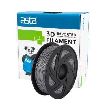 ASTA OEM ODM 3D Printer Filaments PLA Silver 1.75mm 1KG