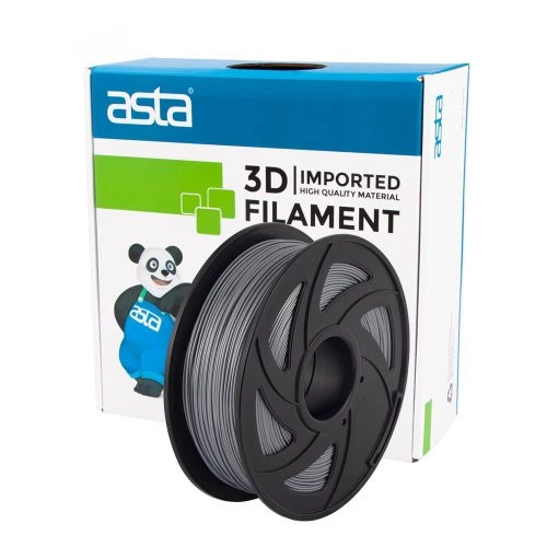 ASTA OEM ODM 3D Printer Filaments PLA Silver 1.75mm 1KG