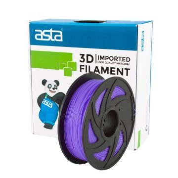 ASTA Supplier Wholesale High Quality 3D Printer Filaments PLA Transparent Violet 1.75mm 1KG 1 Roll