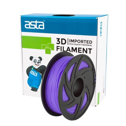 ASTA Supplier Wholesale High Quality 3D Printer Filaments PLA Transparent Violet 1.75mm 1KG 1 Roll