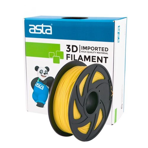 ASTA Factory Wholesale 3D Filaments PLA Transparent Yellow 1.75mm 1KG 1 Roll High Quality Plastic Smooth