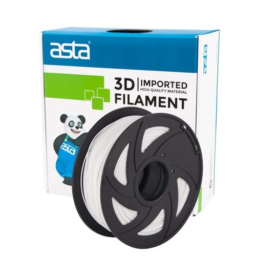 ASTA Manufacturer Wholesale PLA 3D Filaments White 1.75mm 1KG High Quality Smooth Plastic