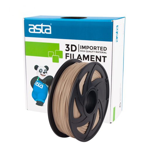 ASTA Supplier Wholesaler High Quality 3D Printer Filaments Pla Wooden Color 1.75mm 1KG 1 Roll