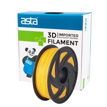 ASTA Factory Wholesale 3D Print Filament PLA Yellow 1.75mm 1KG Plastic Smooth Hot Sale