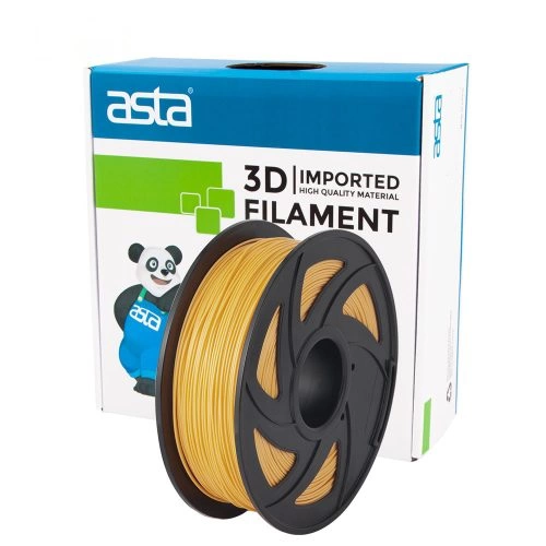 ASTA Wholesale Good Quality PCL Material 3D Print Filament Gold 1.75mm 1KG 1 Roll Provide Sample