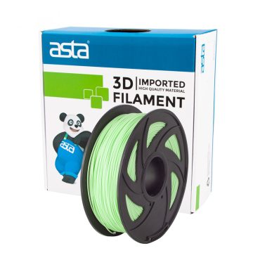 ASTA Wholesale Good Quality PCL Material 3D Print Filament Light Green 1.75mm 1KG 1 Roll