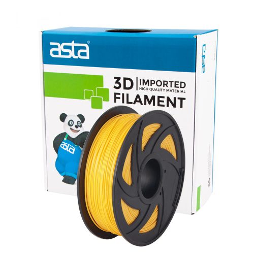 ASTA Wholesale Good Quality PCL Material 3D Print Filament Yellow 1.75mm 1KG 1 Roll Unleash Your Creativity