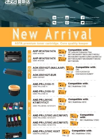 New Arrival-Compatible Toner Cartridge For HP/OKI/NEC
