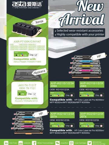 New Arrival-Compatible Toner Cartridge For HP/Xerox/Kyocera