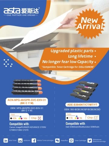 New Arrival-Compatible Toner Cartridge For DELL/CANON