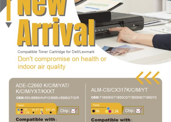 New Arrival-Compatible Toner Cartridge For Dell/Lexmark