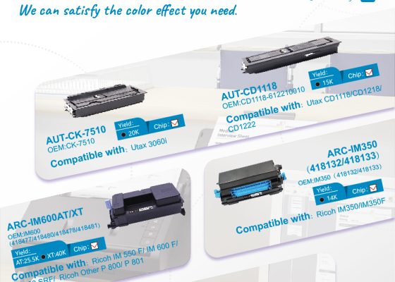 New Arrival-Compatible Toner Cartridge For Ricoh/Utax