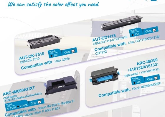 New Arrival-Compatible Toner Cartridge For Ricoh/Utax
