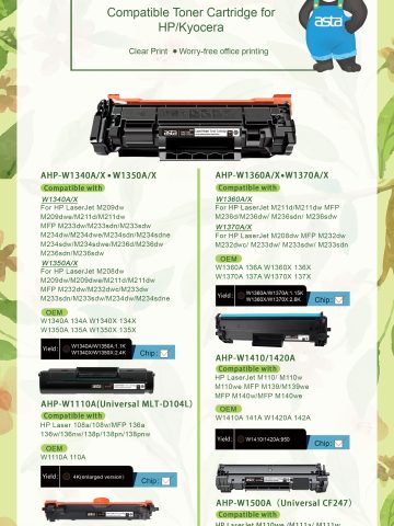 New Arrival-Compatible Toner Cartridge For HP/Kyocera