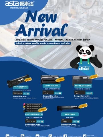 New Arrival-Compatible Toner Cartridge For Dell/Kyocera/Konica Minolta Bizhub