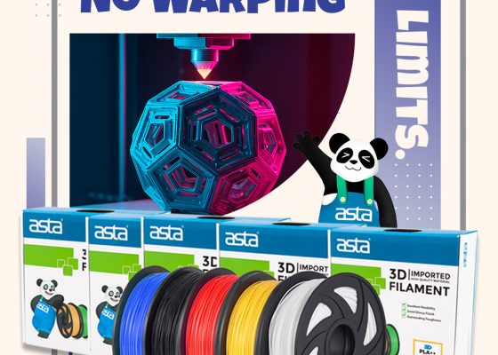 ASTA 3D Printer Filament – No Jams, No Warping | Stable Prints for Every Color