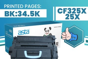 ASTA CF325X / 25X Toner Cartridge &ndash; BK 34.5K Printed Pages | Reduce Office Costs