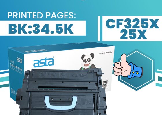 ASTA CF325X / 25X Toner Cartridge &ndash; BK 34.5K Printed Pages | Reduce Office Costs