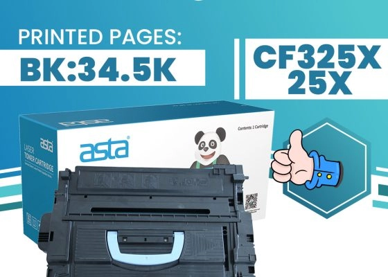 ASTA CF325X / 25X Toner Cartridge – BK 34.5K Printed Pages | Reduce Office Costs