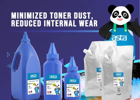 ASTA High Quality Toner Powder &ndash; Minimized Toner Dust & Reduced Internal Wear