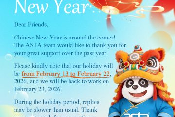 ASTA Chinese New Year Holiday Notice 2026