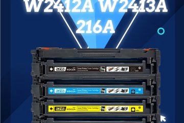 ASTA 216A Toner Set (W2410A/W2411A/W2412A/W2413A) — BK 1.05K, CYM 850 Pages