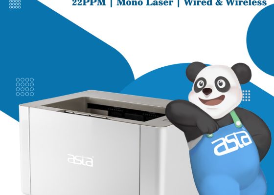 ASTA AS-P1022NW Mono Laser Printer — 22PPM, Wired & Wireless for Smarter Office Printing