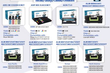 New Arrival: Compatible Toner Cartridges for Ricoh / Sharp / Canon / Lexmark | ASTA
