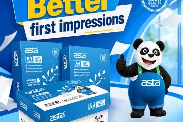 Better paper, better first impressions with ASTA A4 copy paper