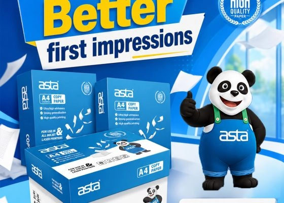 Better paper, better first impressions with ASTA A4 copy paper