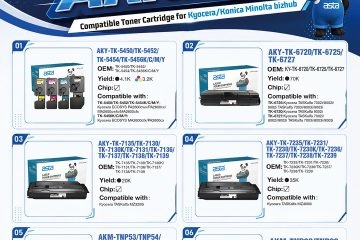 New Arrival Compatible Toner Cartridges for Kyocera and Konica Minolta bizhub