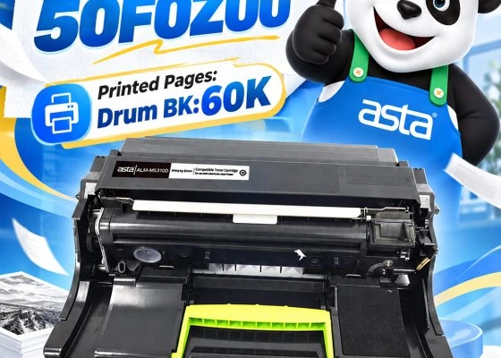 Keep Printing Longer with the ASTA 50F0ZA0 / 50F0Z00 Drum Unit