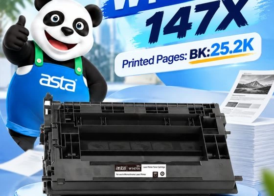 ASTA W1470X / 147X High-Yield Compatible Toner Cartridge (25,200 Pages)