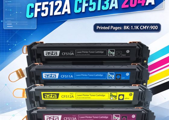 ASTA CF510A CF511A CF512A CF513A (204A) Color Toner Cartridge Set for Wholesale
